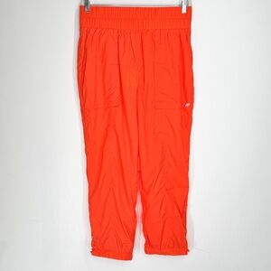 NWT Fabletics Ultra High-Waisted Piped Nylon Pant Bright Orange Women’s Size XL
